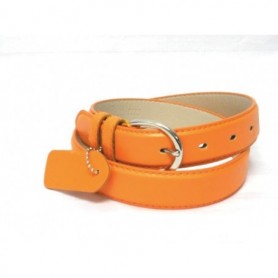 1" Ladies' Leather Belt Orange
