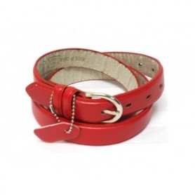 1" Ladies' Leather Belt Red