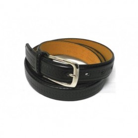 1" Men's Leather Belt Arrow Black