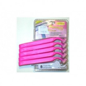 5 pc Razor Set Pink (72/144/c)