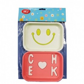 2 pc Soap Dish Set (48/120/c)