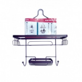 15-3/4x11-3/4" Shower Caddy Coffee (18/c)