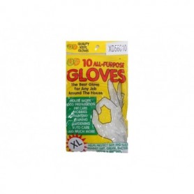 10 pc Vinyl Gloves Extra Large (24/240/c)