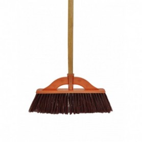 Wood Handle 15" Wide Bristle Broom (24/c)