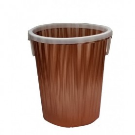 10"x11-1/4" 2.75gal Plastic Trash Can w Bag Holder (24/c)