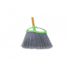 Wood Handle 9.5"x13.5" Angle Follow Broom (24/c)