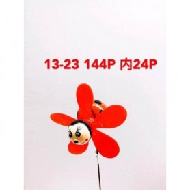 Garden Stick w Ladybug Fan (24/144/c)