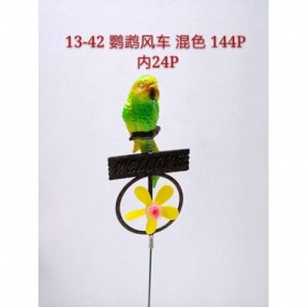 Garden Windmill w Parrot (24/144/c)