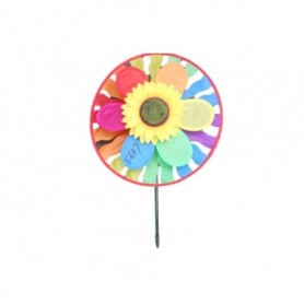14" Double Garden Fan Sunflower (36/72/c)