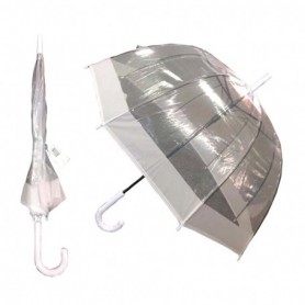 32" 82cm Arch Shaped Tansparent Umbrella (12/60/c)