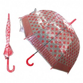 32" 82cm Arch Shaped Tansparent Umbrella (12/60/c)