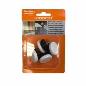 4 pc 1" Nail-on Rubber-Plastic Cushion Set (24/144/c)