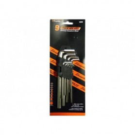 9 pc Hex Key Set 6.5" (30/60/c)