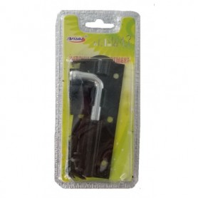 4-9/16" Black Door Bolt (24/144/c)