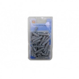 50 pc 5-6 x1-3/16" Ribbed Plastic Anchors (24/144/c)