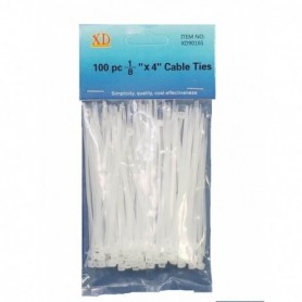 100 pc l/8"x4" Cable Ties (24/240/c)