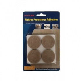 4 pr 1-5/8"/3.2cm Round Felt Cushions (24/360/c)