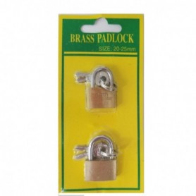 2 pc 20 mm & 25 mm Padlock Set (24/300/c)