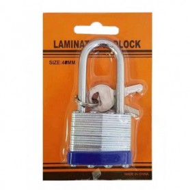37/64''/40mm Long Shackle Laminated Padlock (24/120/c)
