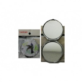 2.5" x 2.5" Flap Lid Makeup Mirror