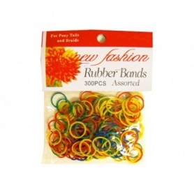 300 pc 5/8" Rubber Bands Mixed