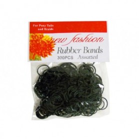 300 pc 5/8" Rubber Bands Black