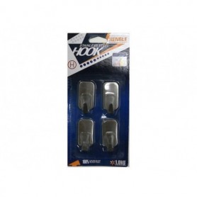 4 pc 4.5" S.S.Self-Adhesive Hook Set