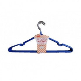 8 pc Plastic-Coated Wire Hanger Set