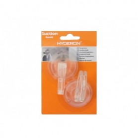 2 pc 1.9" Clear Suction Hook Set (36/288/c)