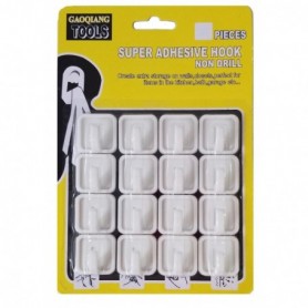 16 pc 1" self-Adhesive hook Set (24/144/c)