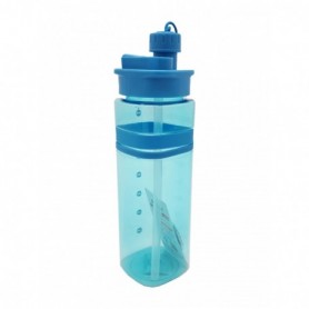 710ml Auto-Straw 2 in 1 Water Bottle w String (20/80/c)