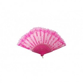 9" Foldable Golden Printed Hand Fan (24/240/c)