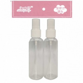 2 pc 2.2oz 65ml Travel Spray Bottle Set (24/480/c)