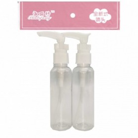2 pc 2.2oz 65ml Travel Spray Bottle Set (24/480/c)