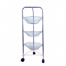 3 Tier Fruit Trolly 11"x31.5" (6/c)