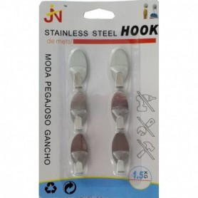 6 pc 1-5/16" S.S.Adhesive Hook Set (30/240/c)