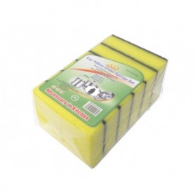 6 pc Yellow-Green Sponge Set (72/c)