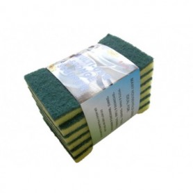 6 pc Yellow-Green Sponge Set (72/c)