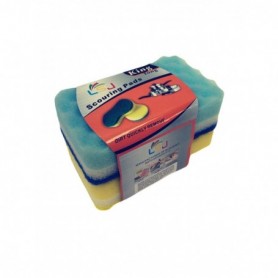 2 pc Tritune Scrubbing Sponge Set (50/300/c)