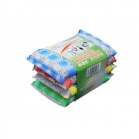 4 pc Sponge-Filed Scrubbing Pad Set (72/c)