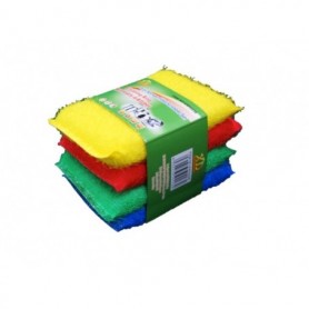4 pc Sponge-Filed Scrubbing Pad Set (72/c)