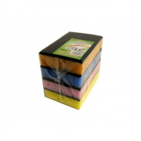 4 pc Multi-Color Scrubbing Sponge Set (72/c)