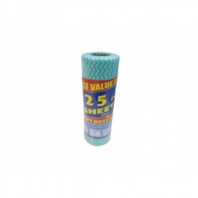 25 Sheet 8"x16" Microfiber Wipe Roll (72/c)