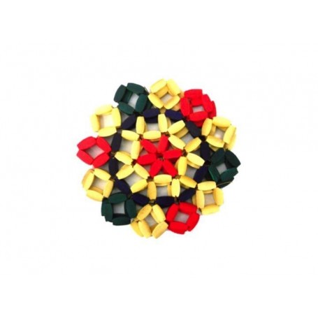 2 pc 7" Bamboo Table Mat Set