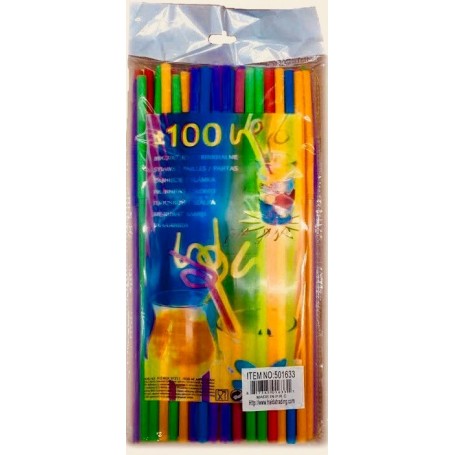 80 pc 10-1/4" Drinking Straws (48/96/c)