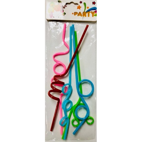 5 pc 10" Fashion Straws (48/96/c)