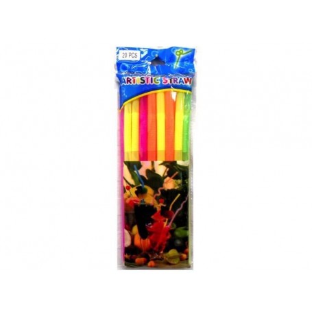 20 pc Artistic Straws