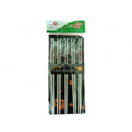 5 pr Steel Chopsticks
