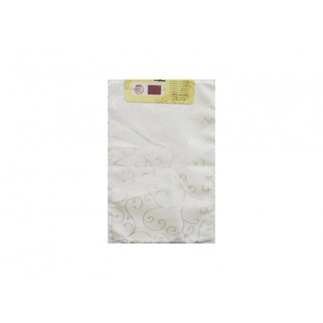 2 pc 17.75"x12.5" Jacquard Table Placemats Ivery (24/240/c)