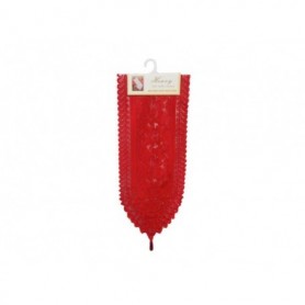 34"x13.5" Red Table Runner (24/120/c)
